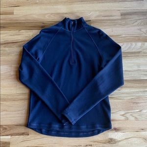 Ibex Qtr Zip—Navy